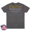 George Michael Merch Store Faith Album Cover Faded Tee Black