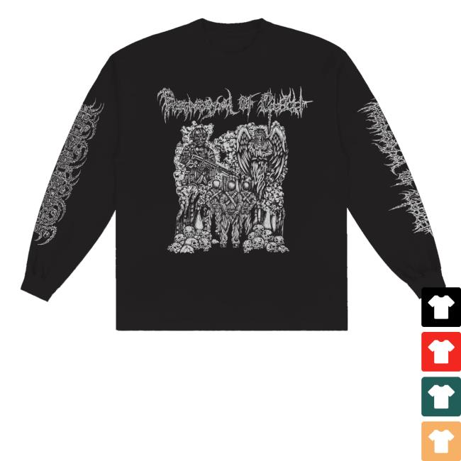Run For Cover Records Merch Shop Portrayal Of Guilt Guillotine Human Terror Long Sleeve