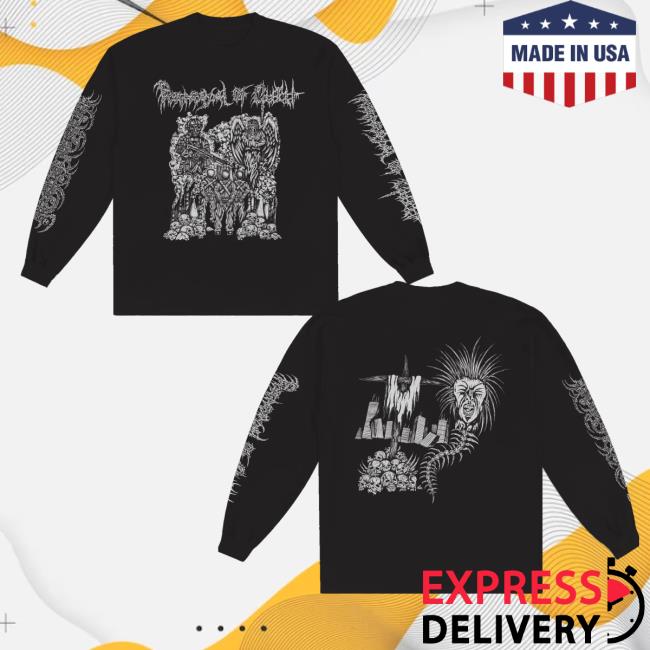 Run For Cover Records Merch Shop Portrayal Of Guilt Guillotine Human Terror Long Sleeve