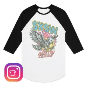 Sxsw Store Merch Phoenix Baseball Tee