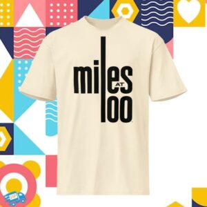 Miles Davis Store Merch Miles Davis 100 Black Logo T-Shirt