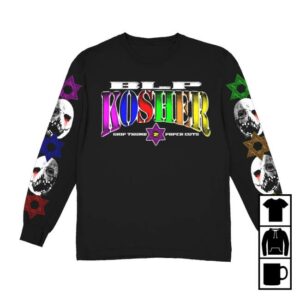 Blp Kosher Merch Store Multi Color Way Long Sleeve