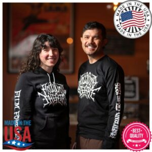 Film Forever Store Merch Black Metal Logo Pullover Hoodie