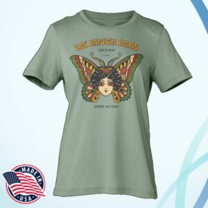 Zac Brown Store Shop Ladies Sage Sphere Tee