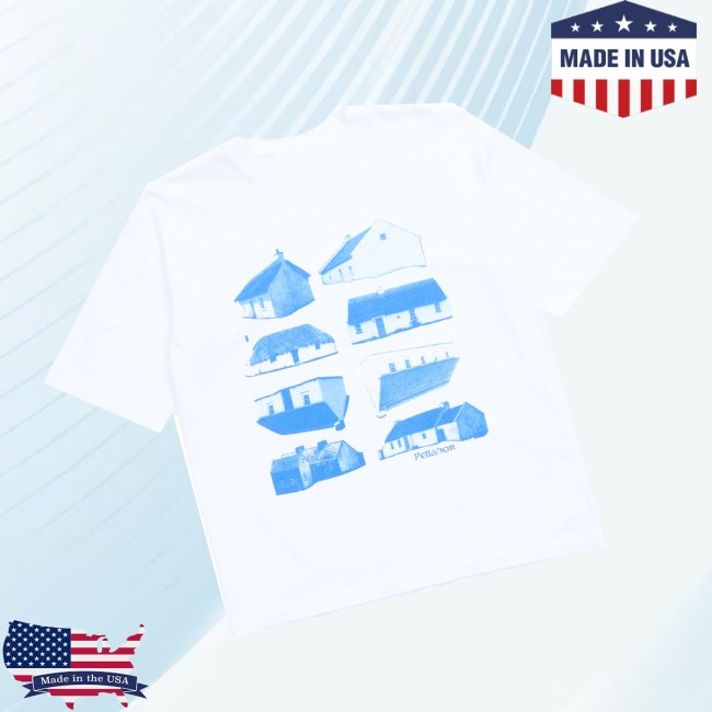 Pellador Store Merch Blue Cottage Tee – White