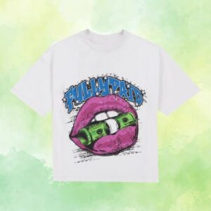 Fullypaid Ldn Store Merch Fullypaid White Wash Mouth Grapic T Shirt