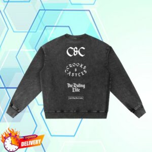 Crooks Castles Store Merch Gothic Elite Oversized Sweatshirt