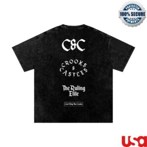Crooks Castles Store Merch Gothic Elite Oversized Tee