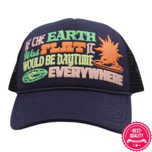 Caseoh Games Merch Store Caseoh Flat Earth Trucker Hat