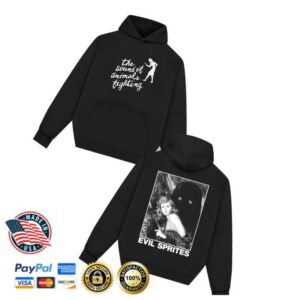 Born Losers Records Merch Store The Sound Of Animals Fighting Evil Spirits Hoodie