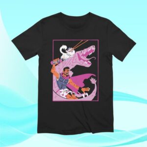 Dungeon Crawler Carl Merch Store Carl Princess Donut And Mongo Extra Soft T-Shirt