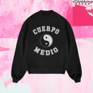 Medium Build Official Store Merch Cuerpo Medio Black Crewneck