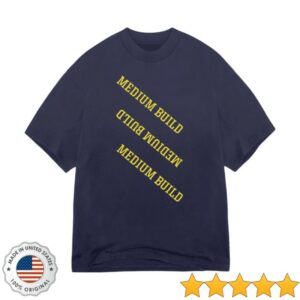 Medium Build Official Store Merch Takeaways Navy T-Shirt
