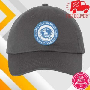 Medium Build Music Shop Merch Double Million Miler Club Member Hat