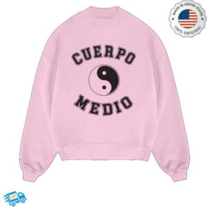 Medium Build Music Shop Merch Cuerpo Medio Pink Crewneck