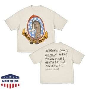 Medium Build Music Shop Merch Horse With No Shoulders T-Shirt