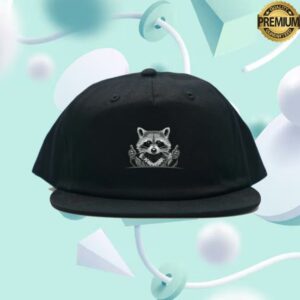 Lzmfg Merch Store F22 Raccoon Hat Black