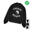 Medium Build Merch Store Cuerpo Medio Black Crewneck