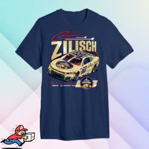 Trackhouse Merch Store Connor Zilisch 88 Jockey 150Th Anniversary Car T-Shirt