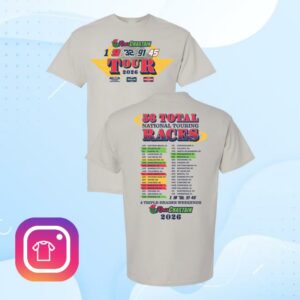 Trackhouse Merch Store Ross Chastain 2026 Tour T-Shirt