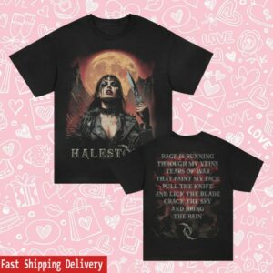 Halestorm Rocks Store Merch Pull The Knife T-Shirt Black