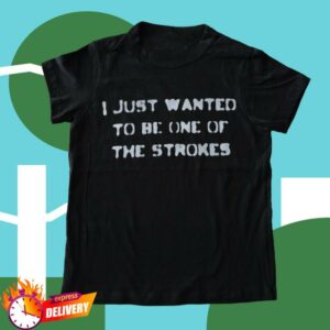 Self Fixated Merch Store I Just Wanted To Be One Of The Strokes Tee