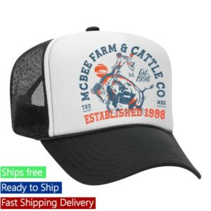 Mcbee Farms Store Merch Buffalo Rider Foam Trucker