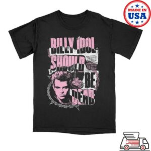 Billy Idol Store Shop Should Be Dead Graffiti T-Shirt