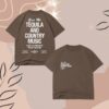 Los Sundays Merch Store The Tequila & Country Music Tee Chocolate White