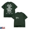 Los Sundays Merch Store The Tequila & Country Music Tee Green White