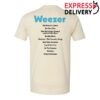Weezer Merch Store 1994 Tracklist T-Shirt