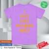 kenny trap golf store merch neon purple i feel like playing golf tee