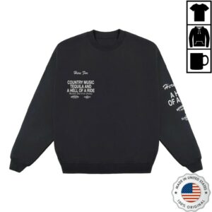Los Sundays Store Merch The Hell Of A Ride Crewneck Black