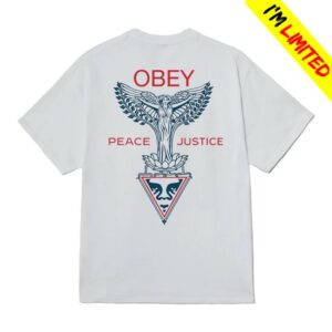 The Collateral Store Merch Obey Nouveau Angel Tee Shirt White