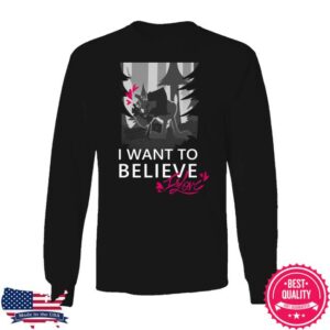 Sharkrobot Merch Store Spindlehorse I Wanna Believe Long Sleeve Shirt