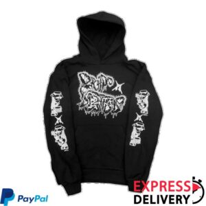 Piled Flesh Merch Shop Ruido Destruido Sleeve Hoodie
