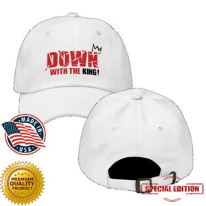 The Warning With Steve Schmidt Shop Merch Down With The King Dad Hat