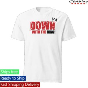 The Warning With Steve Schmidt Shop Merch Down With The King Cotton Tee