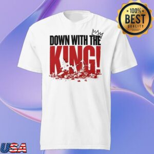 The Warning With Steve Schmidt Shop Merch Down With The King Brick Tee
