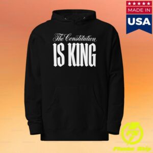 The Warning With Steve Schmidt Shop Merch The Constitution Is King Hoodie