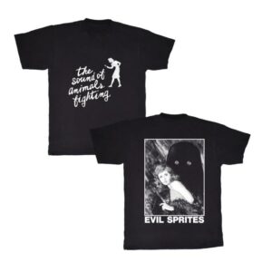 Born Losers Records Merch Store The Sound Of Animals Fighting Evil Sprites T Shirt