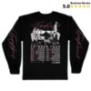 Dddethhh Merch Store Trigger Tour 2001 Long Sleeve Black