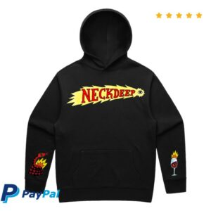 Artistfirst Store Merch Neck Deep Shooting Eye V2 Hoodie Black