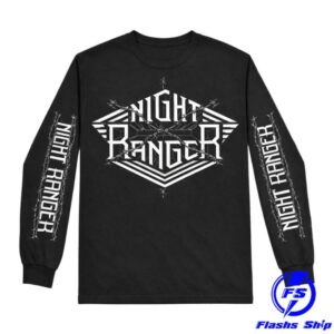 Night Ranger Store Merch Night Ranger Barbed Wire Long Sleeve Tee