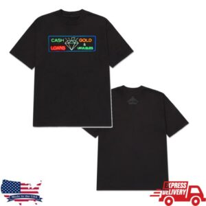 Fitted Hawaii Merch Shop Gold & Ukuleles Tee