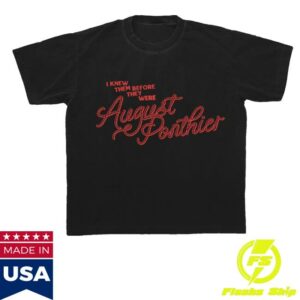 August Ponthier Merch Shop I Knew Them Tee