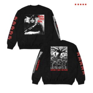 Grave Industries Merch Shop B.L.H Welcome 2 Your Own Death Crewneck