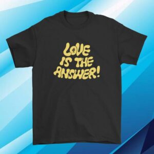 The Social Merch Store Pete Fowler Love Is The Answer T-Shirt