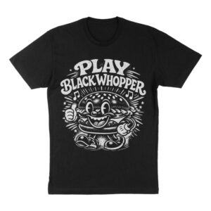 The News Junkie Store Merch Play Black Whopper Black