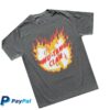 kenny Official Merchandise Store Merch Wu Tang Clan Flaming Logo Faded Black T Shirtpsd w